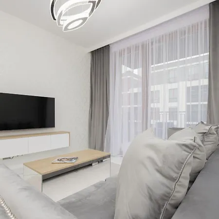 Luxurious Grey Apartment With Sauna, Gym And Parking By Noclegi Renters Warszawa Zewnętrze zdjęcie